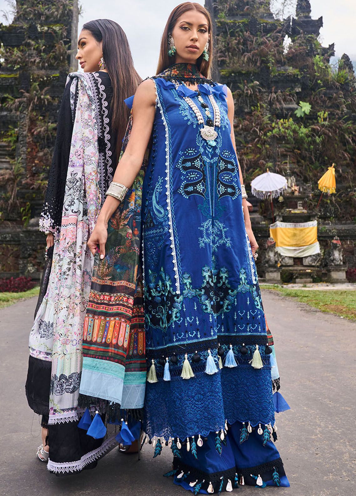 Zoha By Ansab Jahangir Luxury Embroidered Lawn 3 Piece Unstitched Suit AJ24ZLL-08 Ylang Zoha By Ansab Jahangir Luxury Embroidered Lawn 3 Piece Unstitched Suit AJ24ZLL-08 Ylang