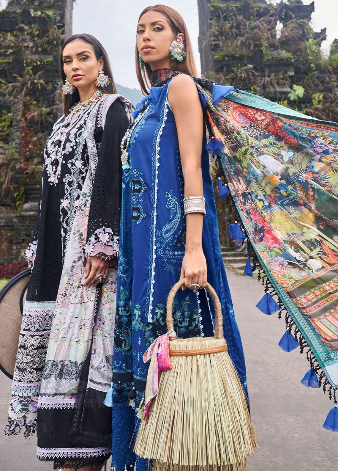 Zoha By Ansab Jahangir Luxury Embroidered Lawn 3 Piece Unstitched Suit AJ24ZLL-08 Ylang Zoha By Ansab Jahangir Luxury Embroidered Lawn 3 Piece Unstitched Suit AJ24ZLL-08 Ylang