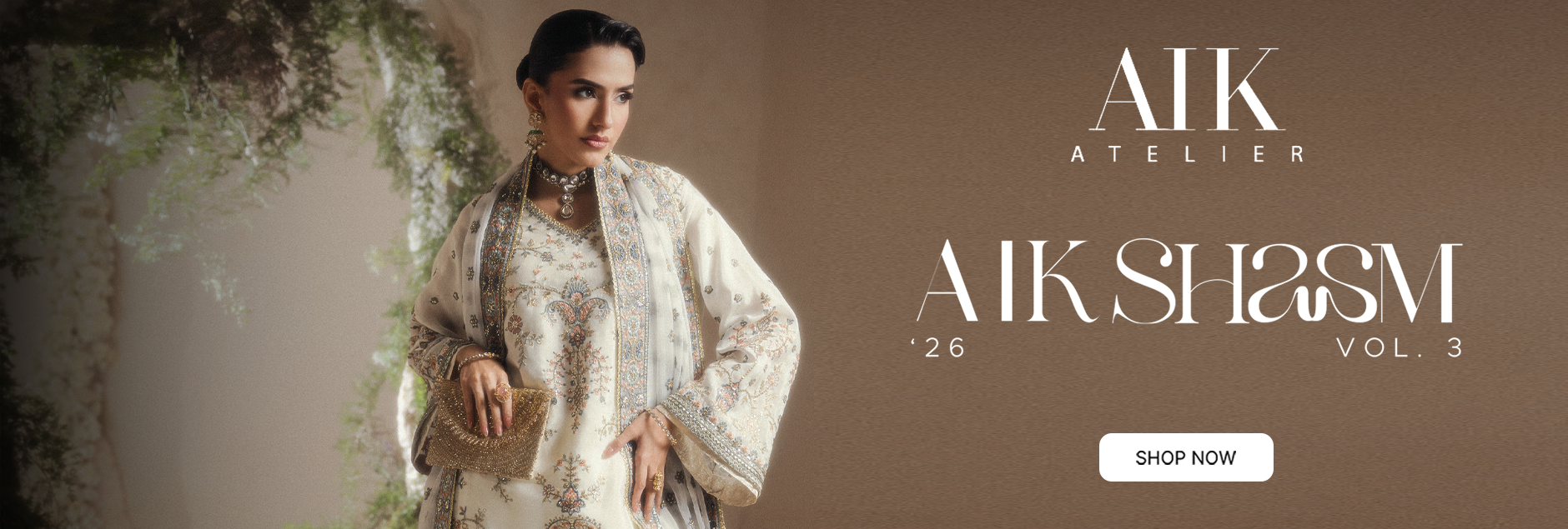 Aik Shaam By AIK Atelier Unstitched Collection 2026 Vol-03