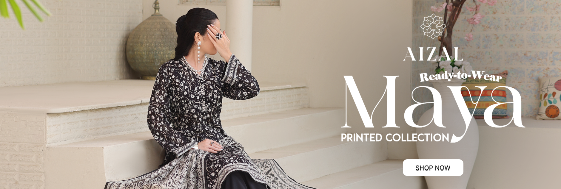 Maya By Aizal Printed Stitched Collection 2026 Vol-04