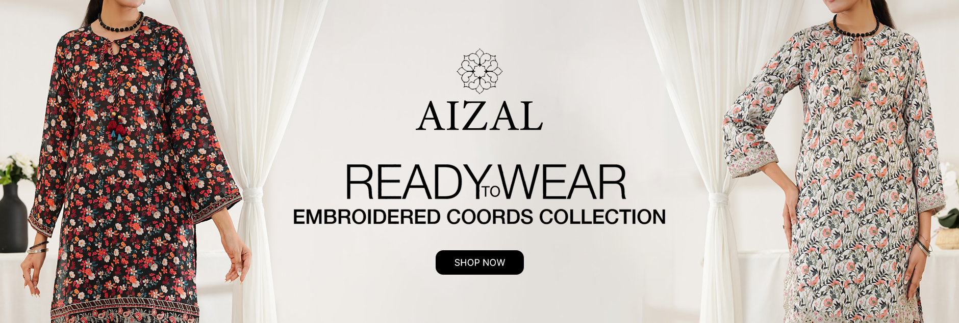 Co-Ord's By Aizal Embroidered 2Pcs Pret Collection 2025 Vol-02