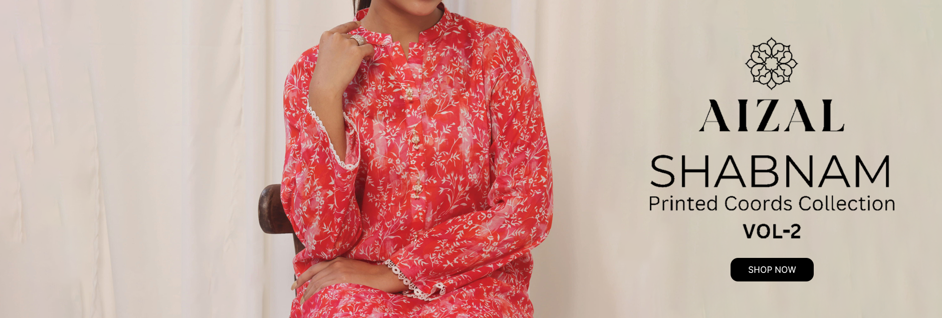 Shabnam By Aizal Printed 2Pcs Co-Ord's Pret Collection 2025 Vol-02