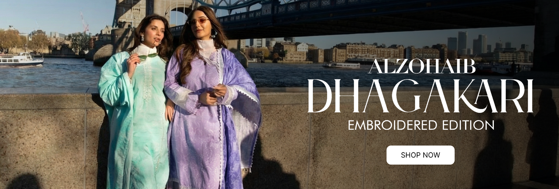 Dhagakari By Alzohaib London Dreams Embroidered Unstitched Edition 2026