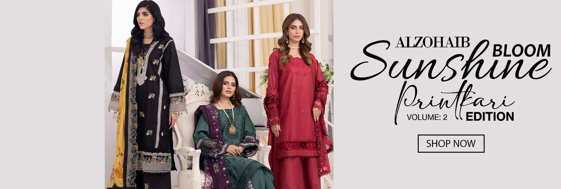 Sunshine Bloom By Alzohaib Printkari Unstitched Edition 2025 Vol-02