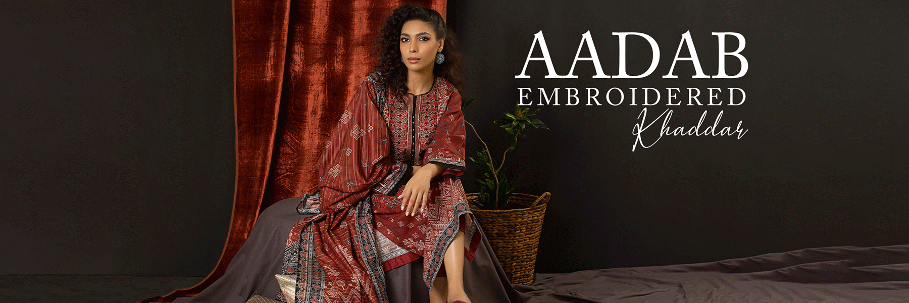 Aadab By Rashid Textile Embroidered Khaddar Collection 2023