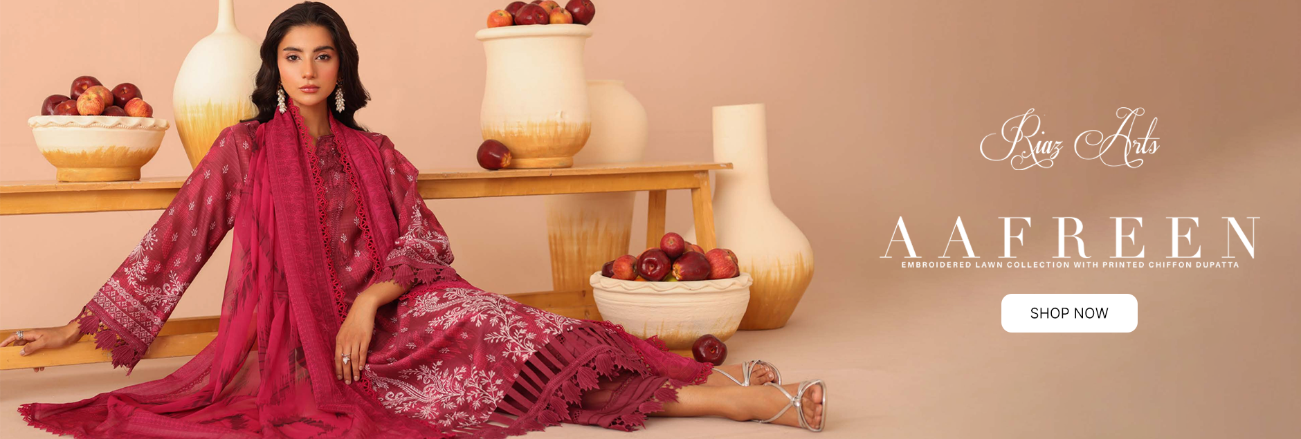 Aafreen By Riaz Arts Embroidered Lawn Collection 2025