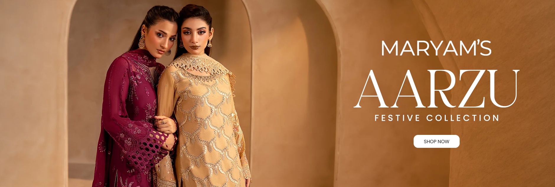 Aarzu By Maryam's Embroidered Festive Unstitched Collection Vol-07