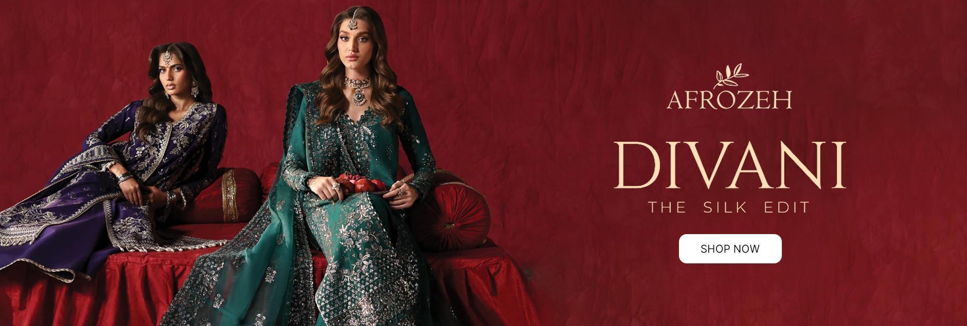 Divani By Afrozeh The Silk Unstitched Edit 2025