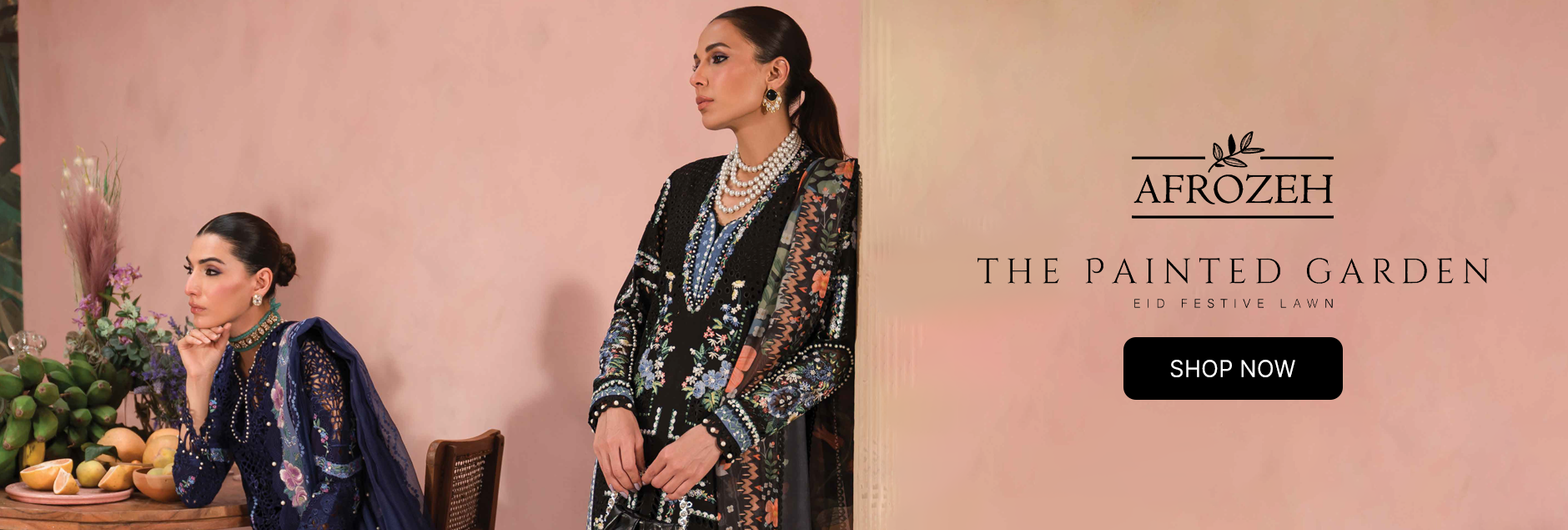 The Painted Garden By Afrozeh Eid Festive Lawn Collection 2024