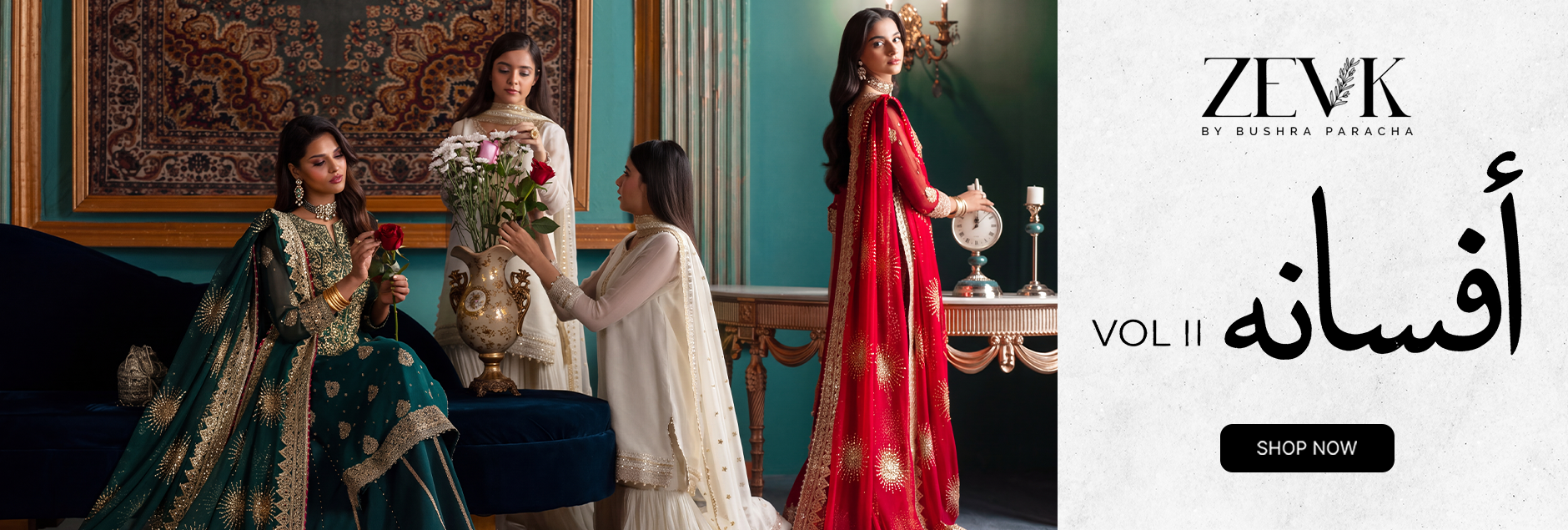 Afsaanah By Zevk Formal Unstitched Collection 2026 Vol-02