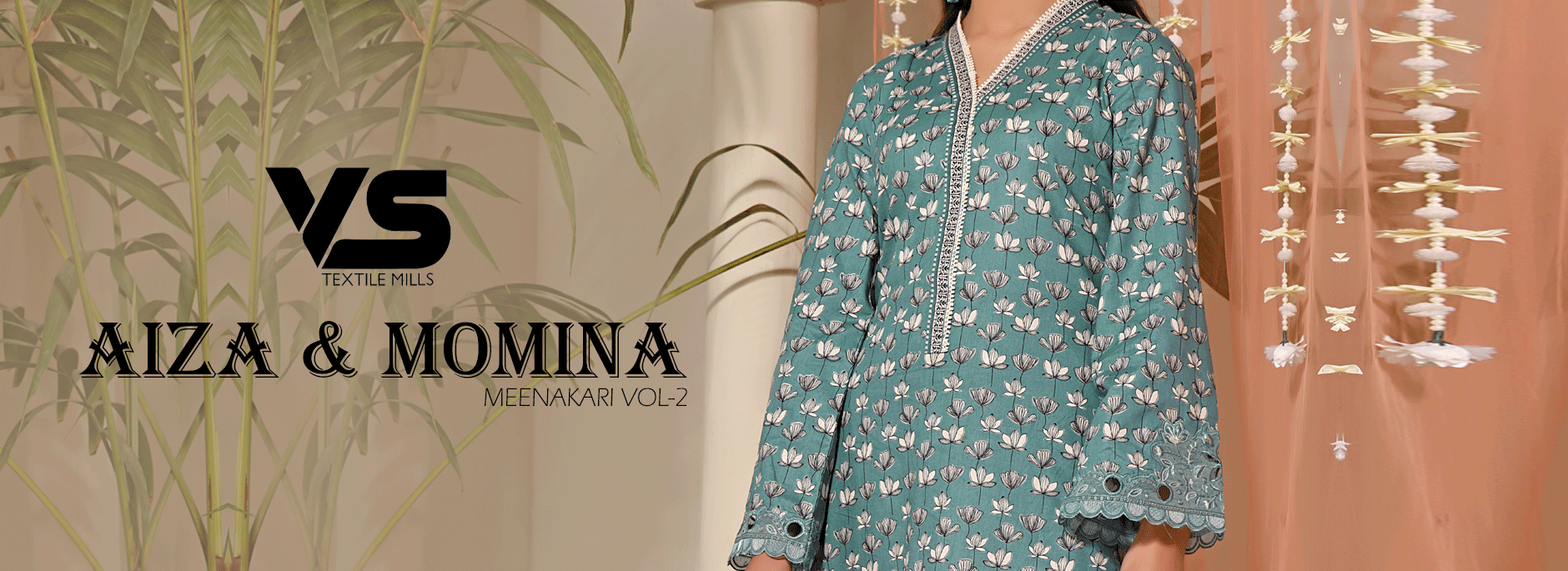 Aiza & Momina By VS Textile Meenakari Collection 2023 Vol-2