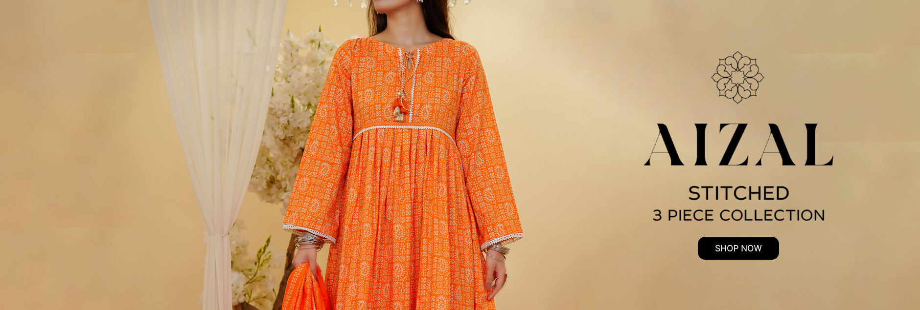 Aizal Printed Lawn Stitch Collection 2025