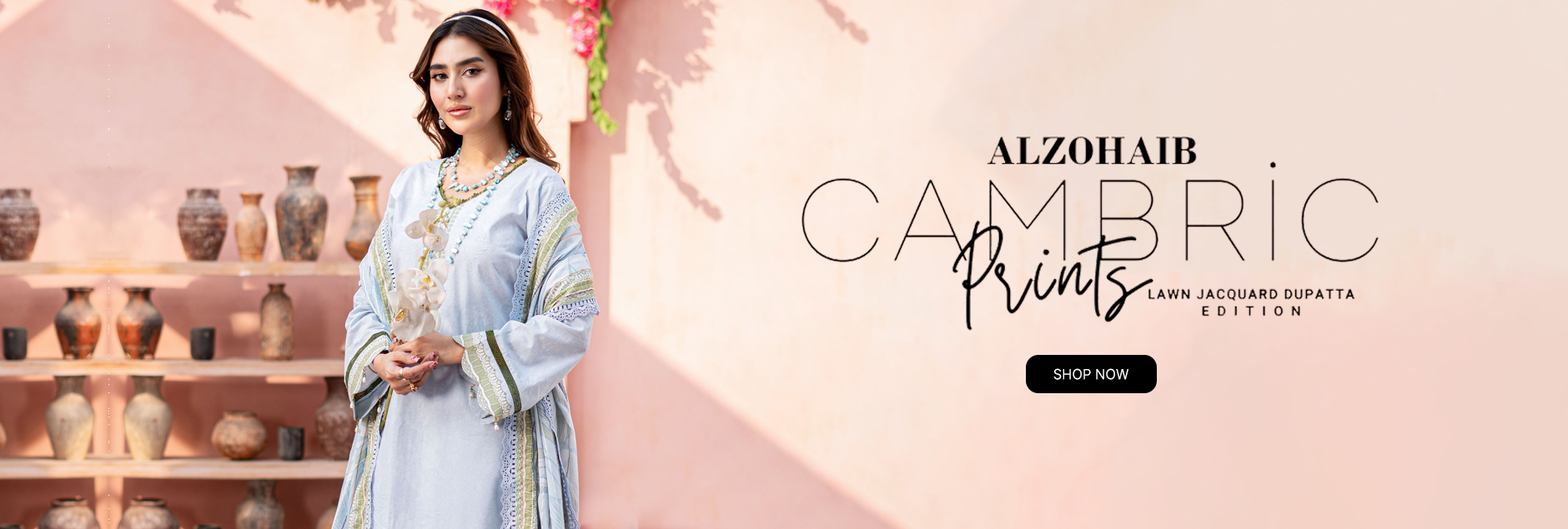 Al Zohaib Cambric Prints Lawn Jacquard Dupatta Edition 2024
