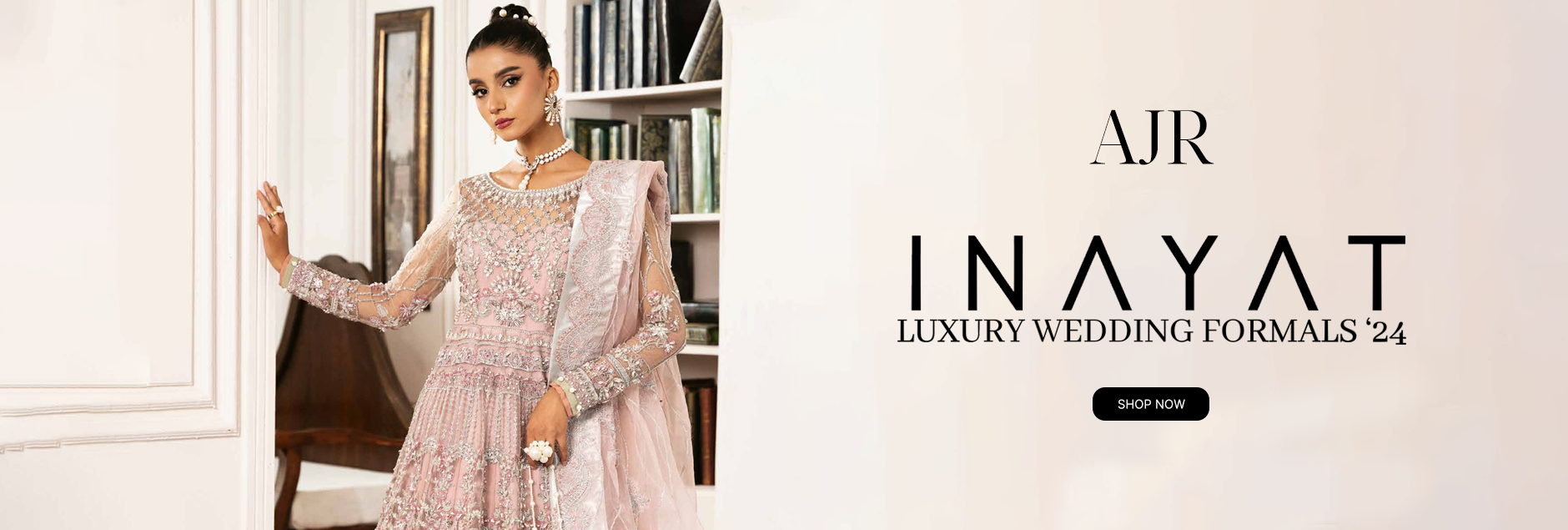 Inayat By AJR Couture Luxury Wedding Unstitched Collection 2024