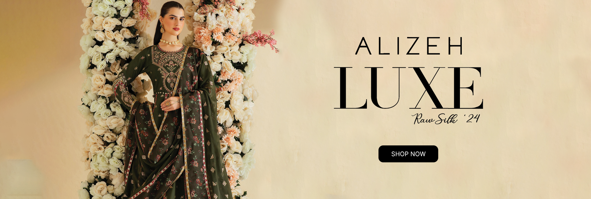 Alizeh Luxe Raw Silk Unstitched Collection 2024 – Royal Fashion