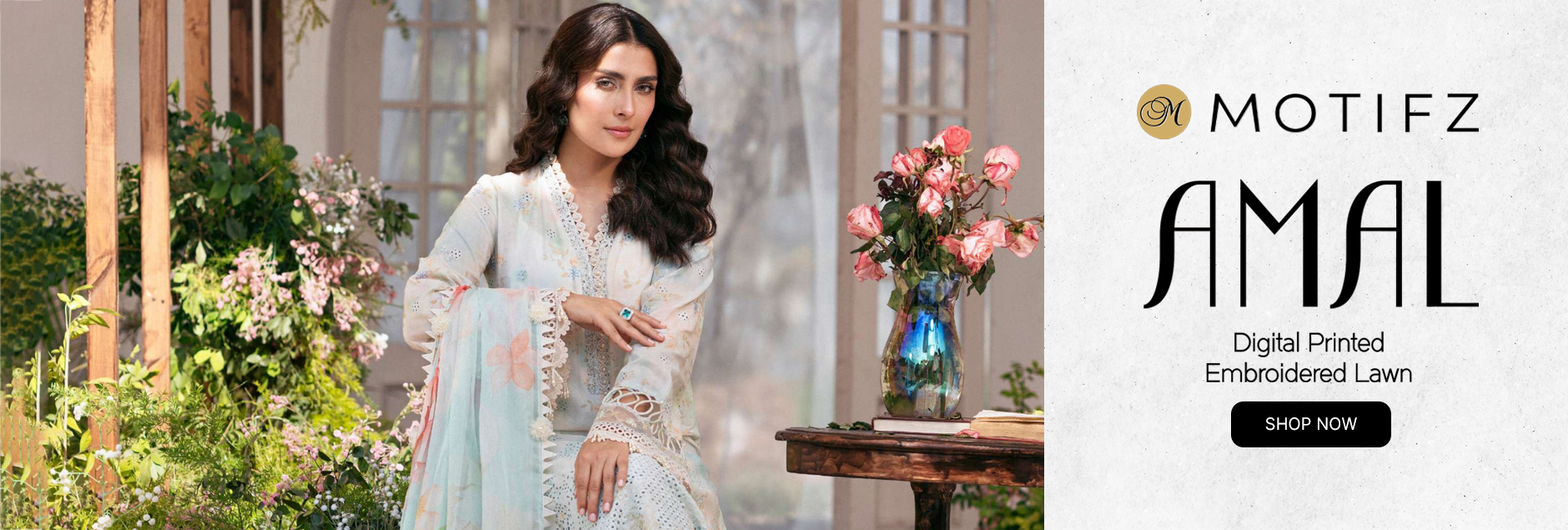 Amal by Motifz Embroidered Eid Lawn 2025 Drop 1