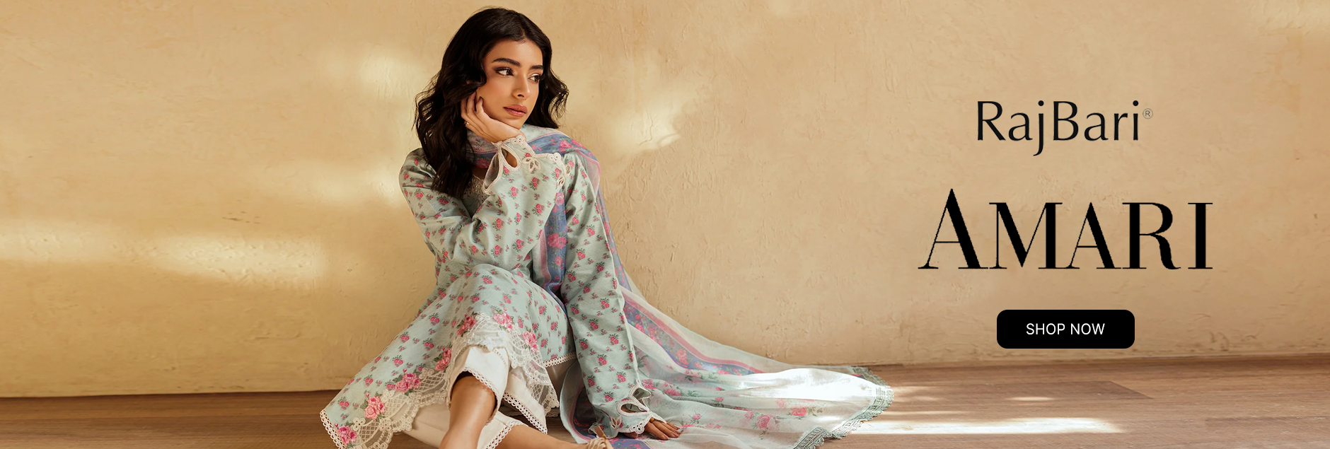 Amari by RajBari Exclusive Lawn Hybrid Jacquard Edit 2025