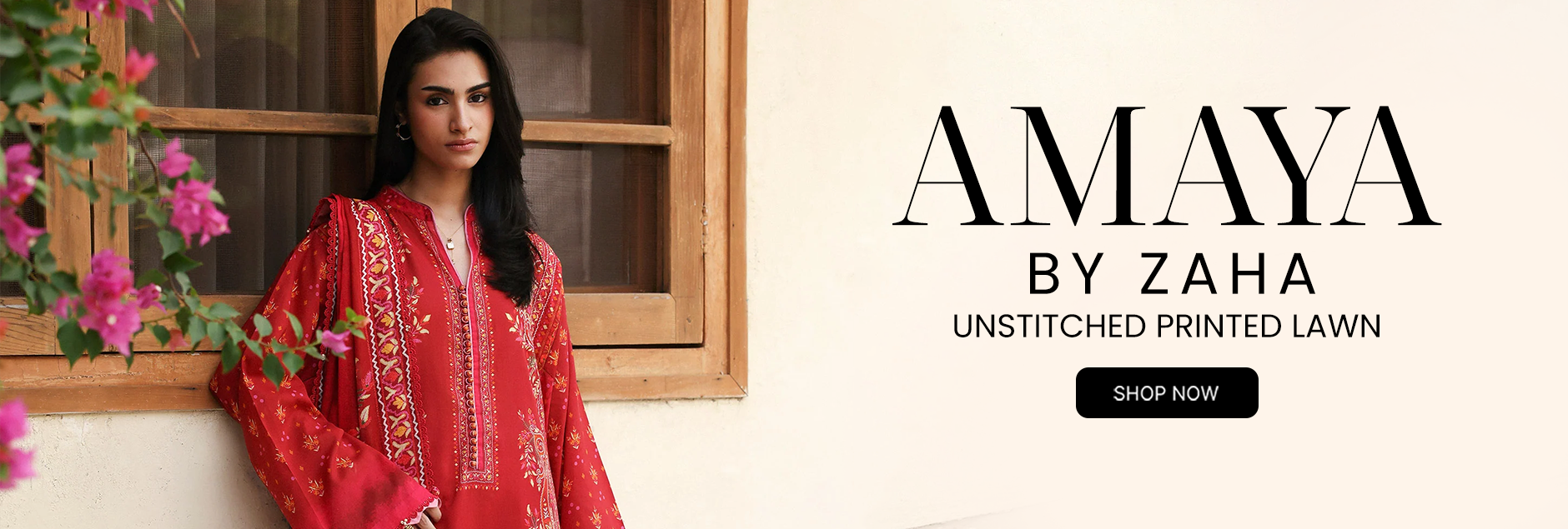Zaha By Khadijah Shah Printed Lawn Unstitched Collection 2026