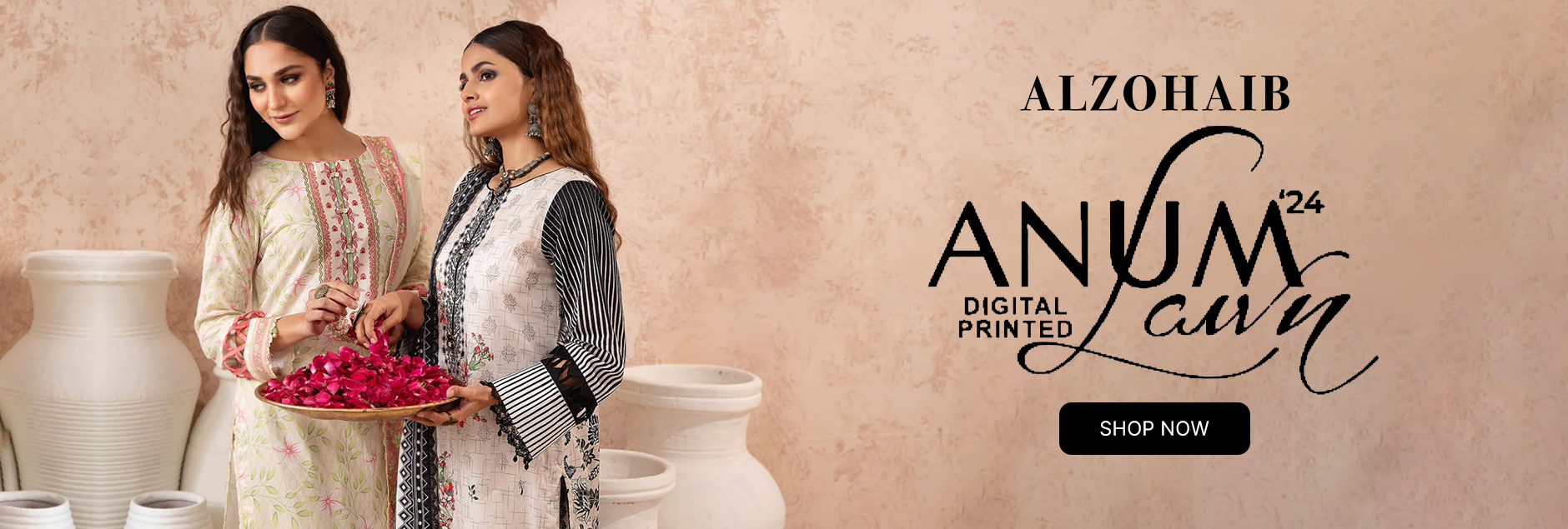 Anum By Al Zohaib Digital Printed Lawn Collection 2024