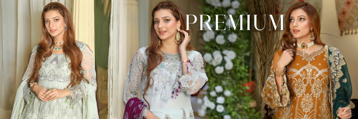 Areesha Luxury Embroidered Premium Collection 2023