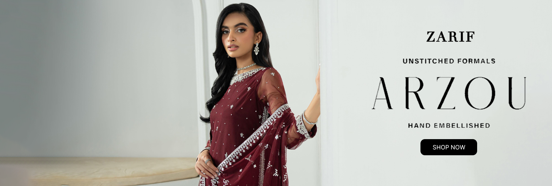 Arzou By Zarif Formals Unstitched Collection 2025