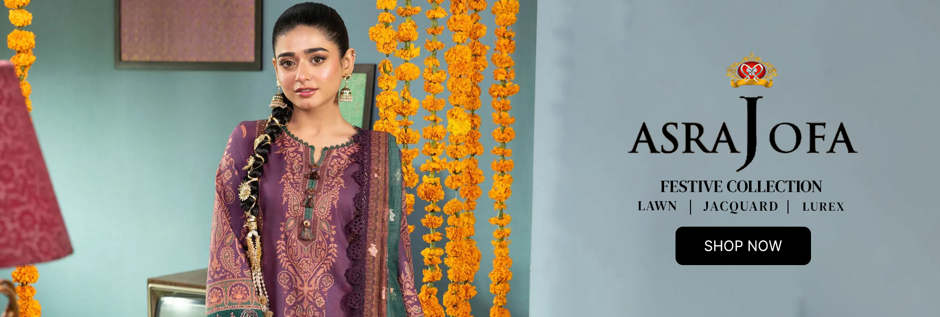 Asra By Asim Jofa Eid Festive Lawn Collection 2024 Vol 01