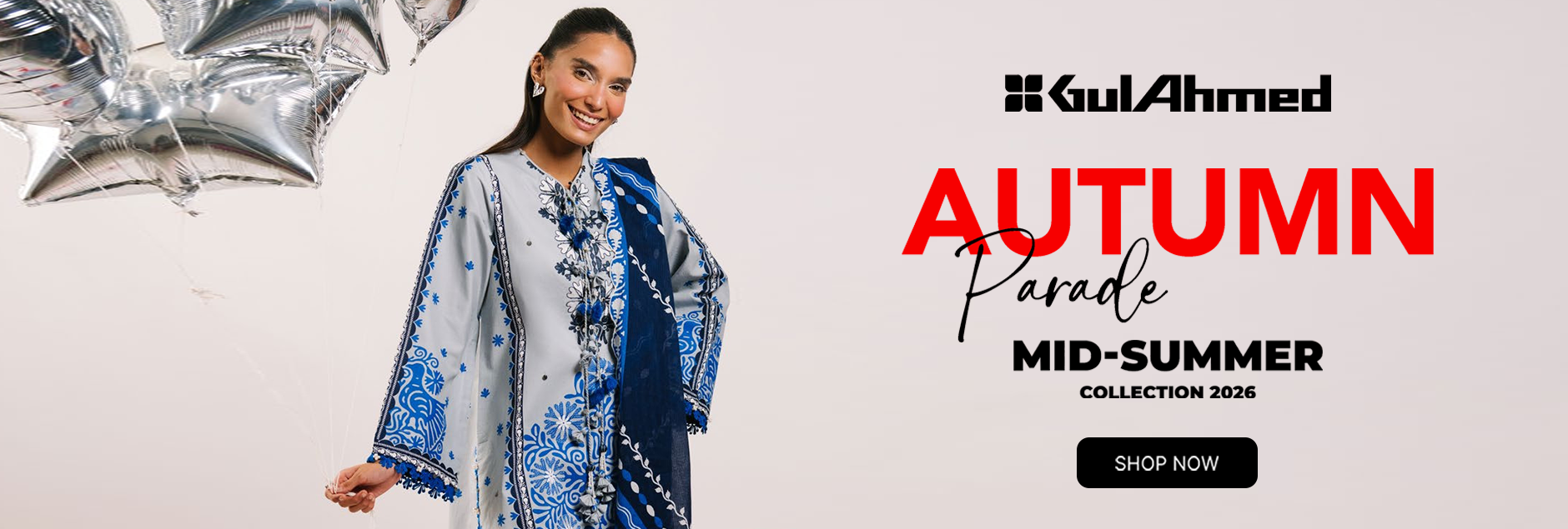 Autumn Parade By Gul Ahmed Mid Summer Unstitched Collection 2026