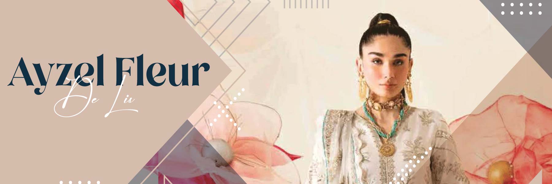 Ayzel By Afrozeh Fleur De Lis Luxury Chiffon Collection 2023