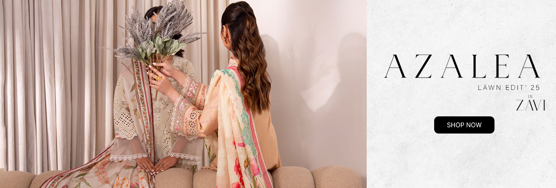 Azalea By Zavi Lawn Unstitched Edit 2025