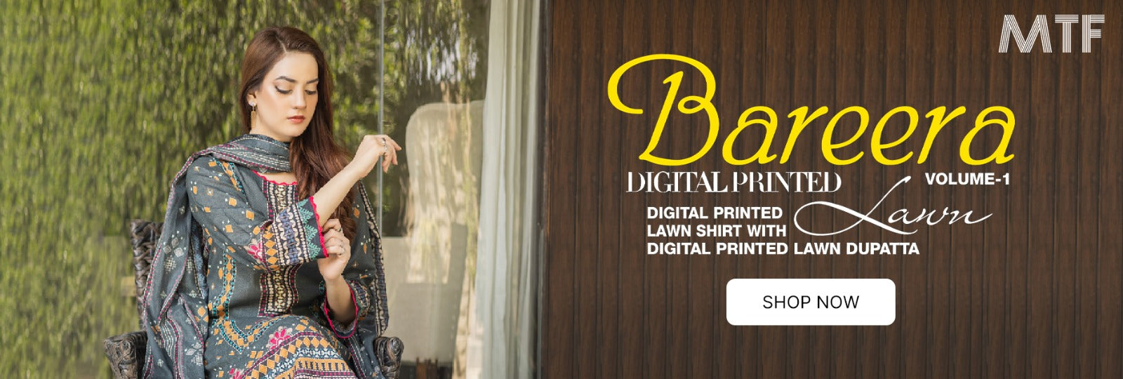 Bareera By MTF Digital Printed Lawn Collection 2024 Vol-1