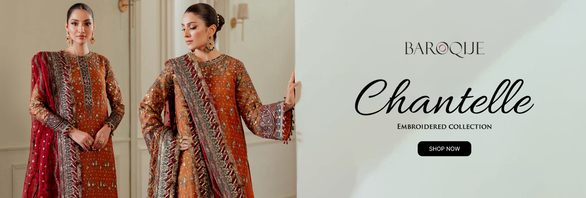 Chantelle By Baroque Embroidered Unstitched Collection 2024 Vol-13