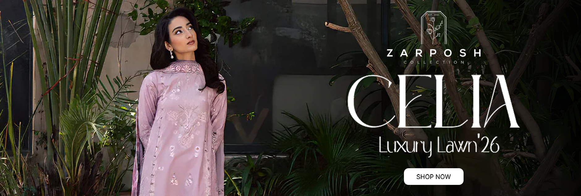 Celia By Zarposh Luxury Lawn Unstitched Collection 2026