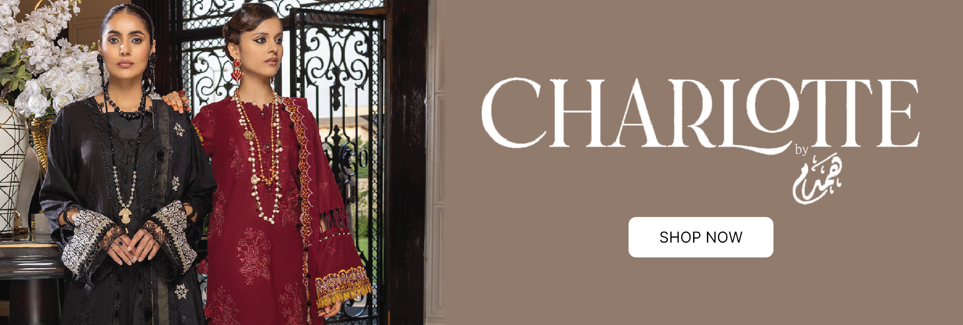 Charlotte By Humdum Embroidered Chikankari Lawn Collection 2024