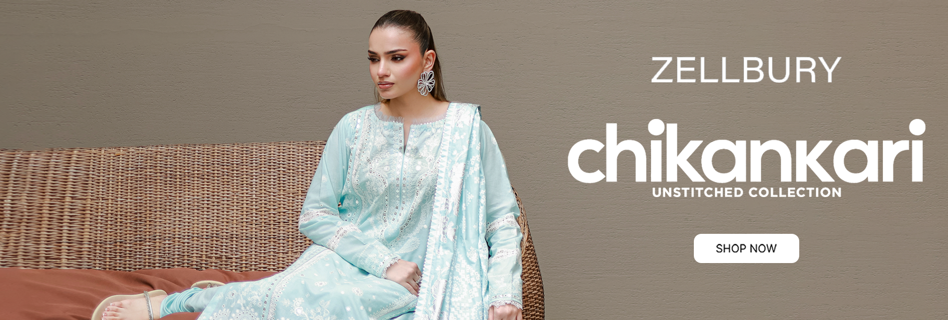 Zellbury Chikankari Lawn Unstitched Collection 2026 Vol-04