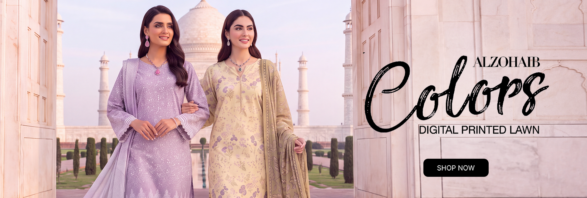Colors By Alzohaib Digital Printed Lawn Unstitched Collection 2026 Vol-04