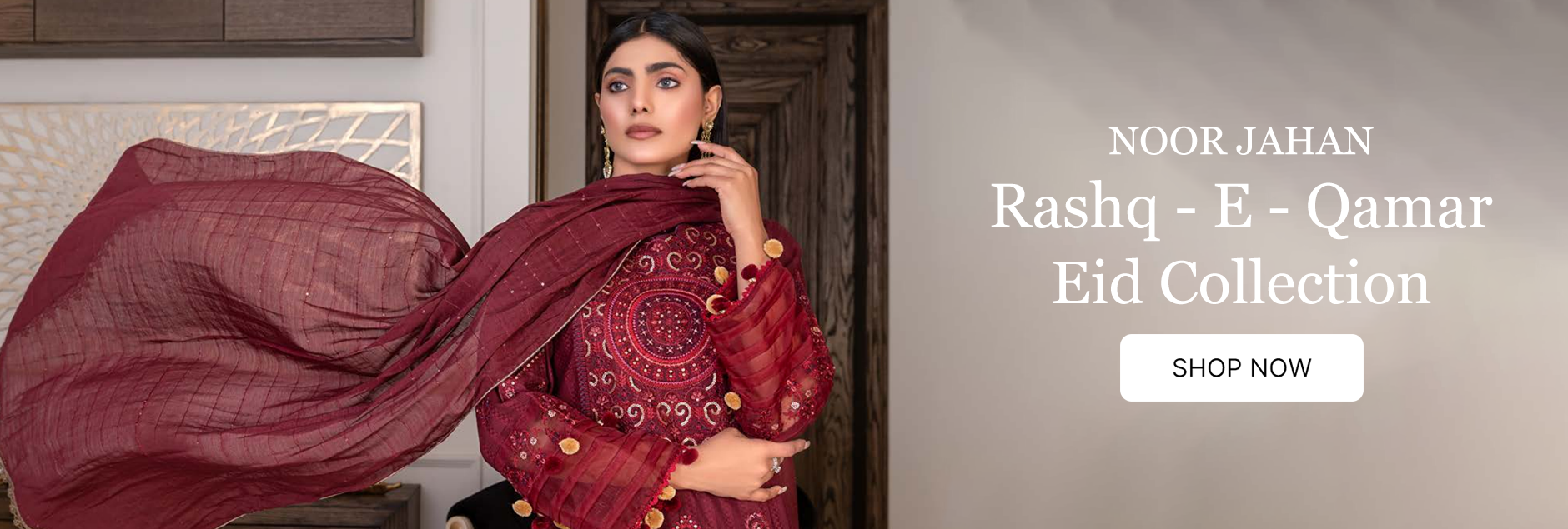 Rashq-E-Qamar By Noorjahan Eid Embroidered Lawn Collection 2024
