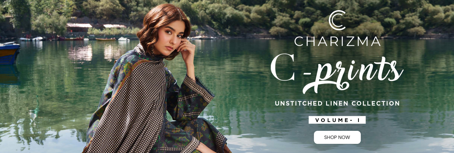 C-Prints By Charizma Linen Unstitched Collection 2026 Vol-01