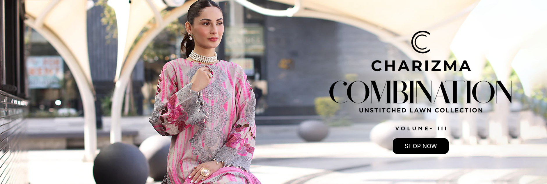 Combination By Charizma Lawn Unstitched Collection 2025 Vol-03