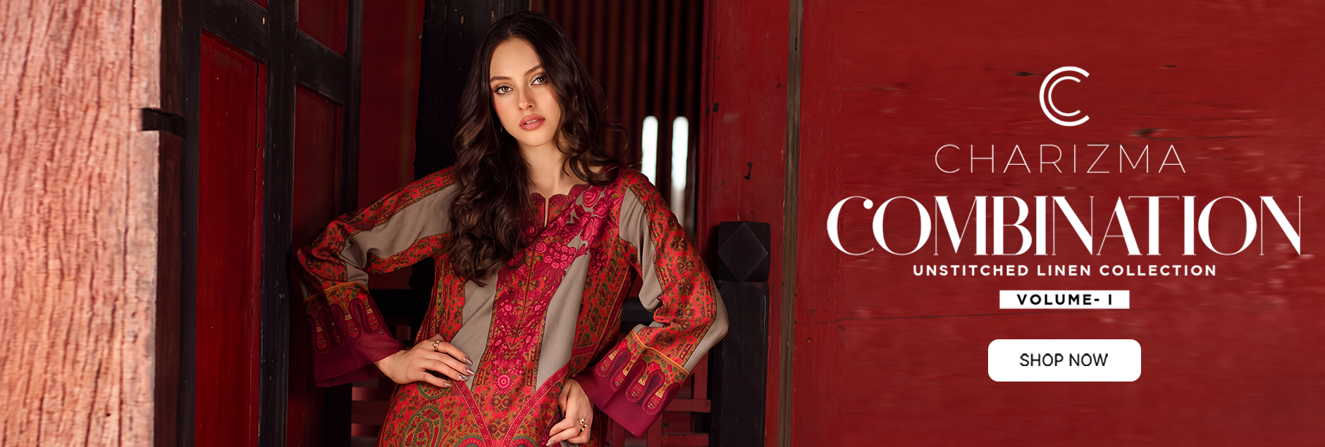 Combination By Charizma Linen Unstitched Collection 2026 Vol-01