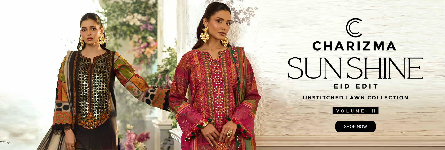 Sunshine By Charizma Eid Embroidered Unstitched Edit 2026 Vol-02