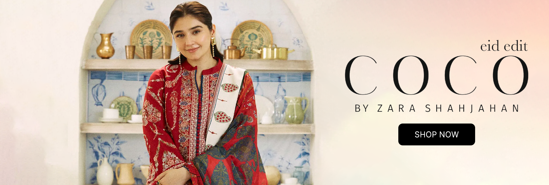 Coco By Zara Shahjahan Embroidered Unstitched Eid Edit 2024