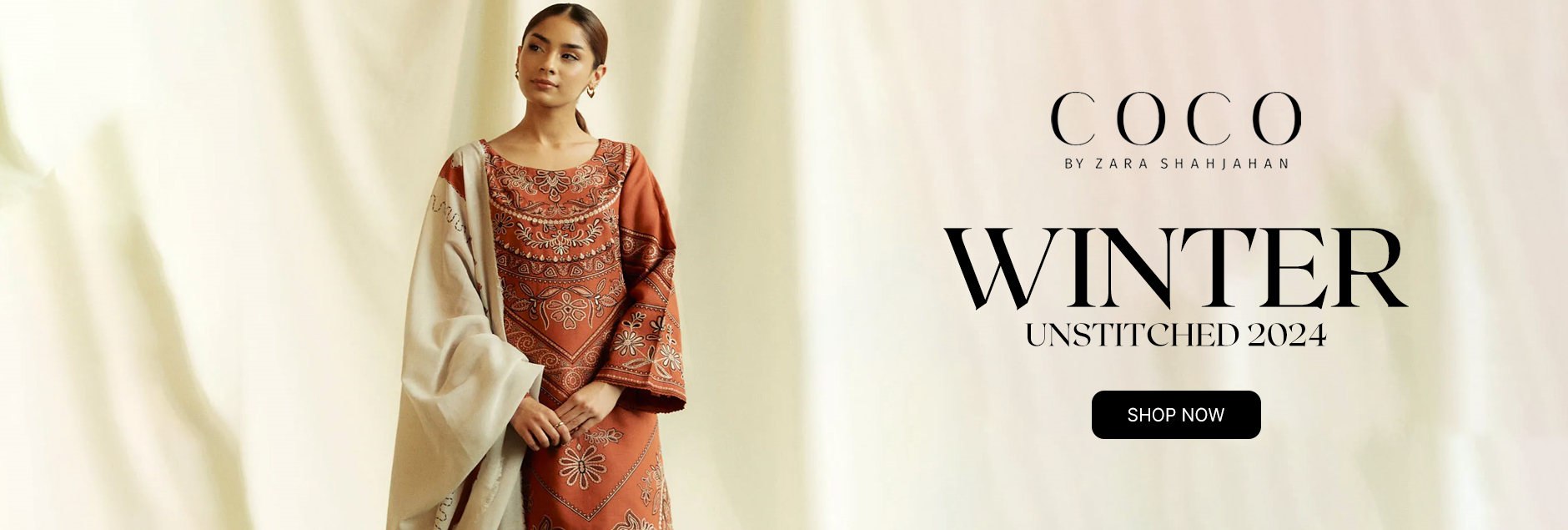 Coco By Zara Shahjahan Winter Unstitched Collection 2024