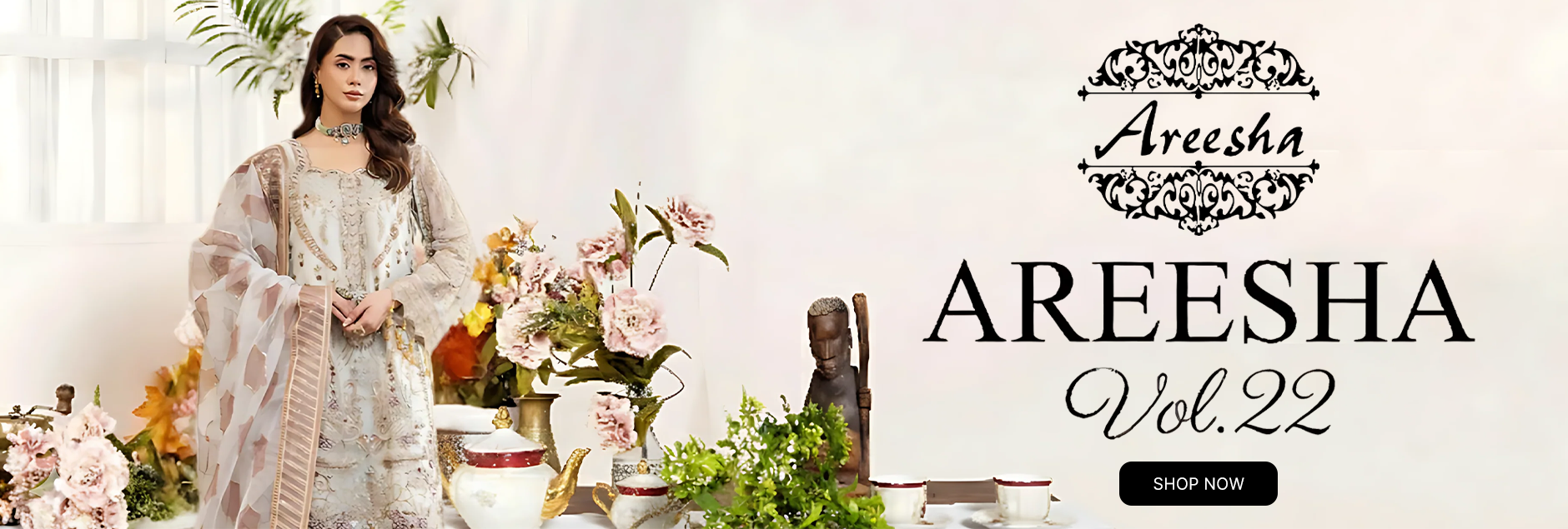 Areesha Luxury Unstitched Collection Vol-22