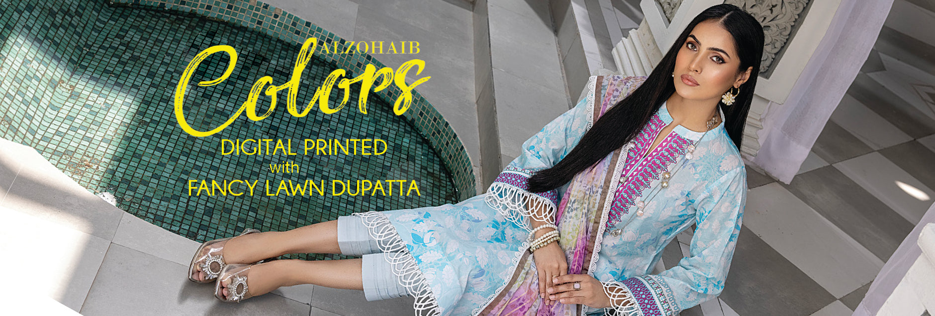 Colors By Al Zohaib Digital Printed Collection 2024