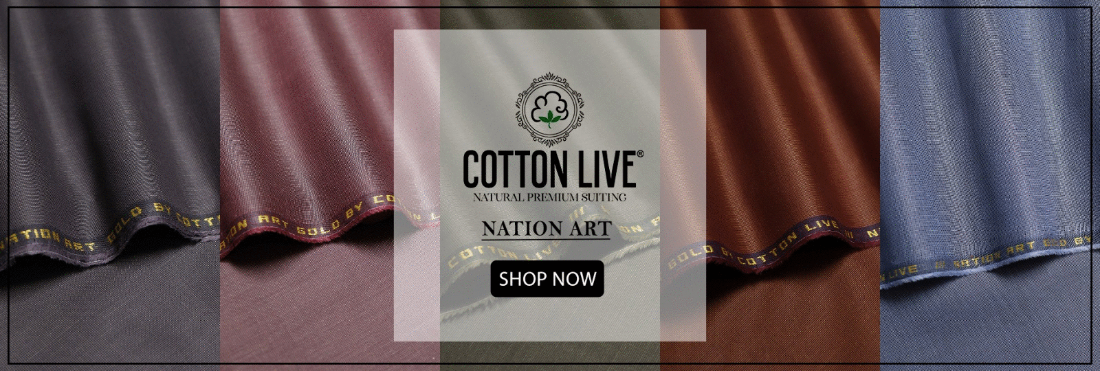 Nation Art Gold By Cotton Live Men Cotton Unstitched Collection 2024