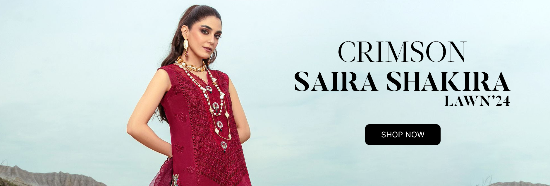 Crimson By Saira Shakira Embroidered Lawn Collection 2024