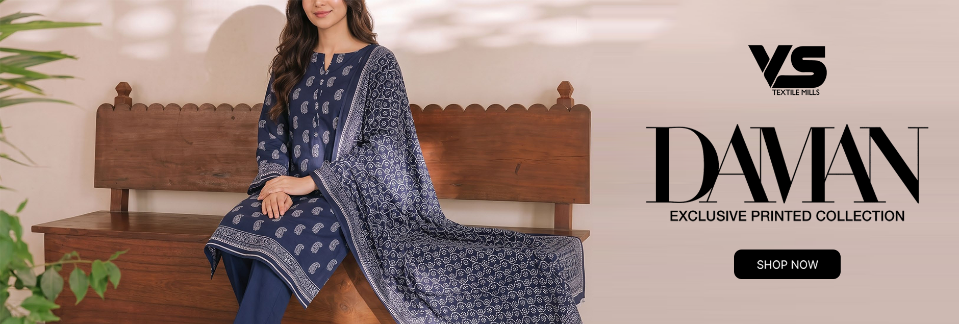 Daman By VS Textile Exclusive Printed Unstitched Collection 2026 Vol-02