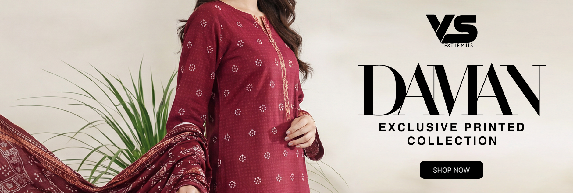 Daman By VS Textile Exclusive Printed Unstitched Collection 2026 Vol-05