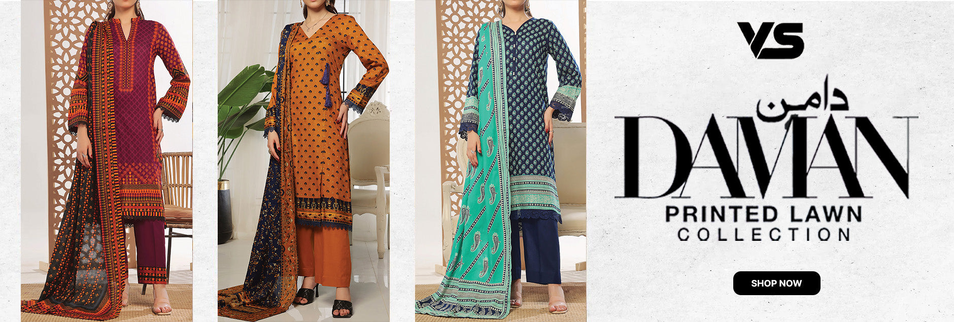 Daman by VS Textile Printed Lawn Collection 2025 Vol 1