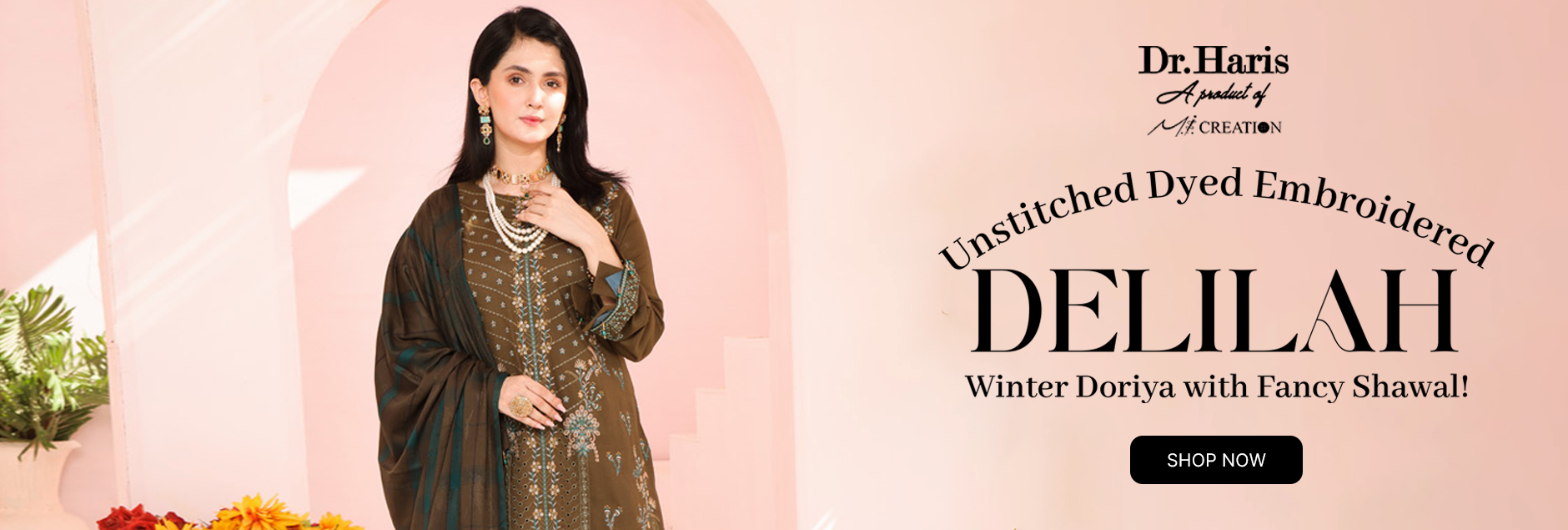 Delilah By Schick Dyed Embroidered Winter Doriya Unstitched Collection 2025